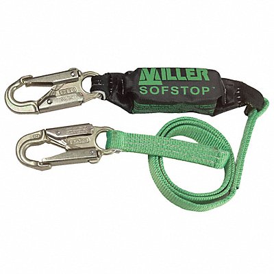 Shock-Absorbing Lanyard Green MPN:910TWLS-Z7/6FTGN