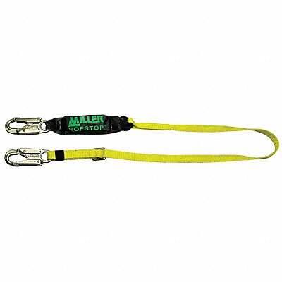 Shock-Absorbing Lanyard Yellow MPN:910WLS-Z7/6FTYL