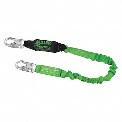 Shock-Absorbing Lanyard Green MPN:913SS-Z7/6FTGN