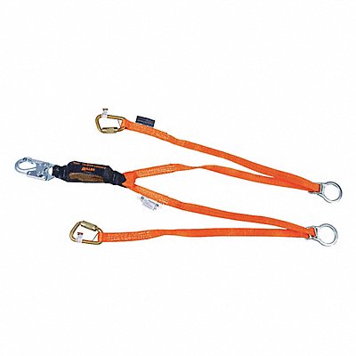 Shock-Absorbing Lanyard Orange MPN:T6121TB-Z7/6FTAF