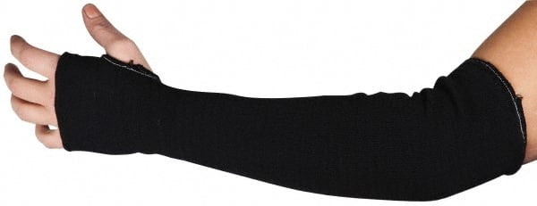 Cut-Resistant Sleeves: Size Universal, Kevlar, Black MPN:BK-KVS-2-18TH