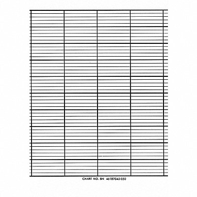 Strip Chart Fanfold Range None 50 Ft MPN:BN  46187045-050