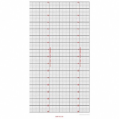 Strip Chart Roll Range 0 to 16 120 Ft MPN:BN  561