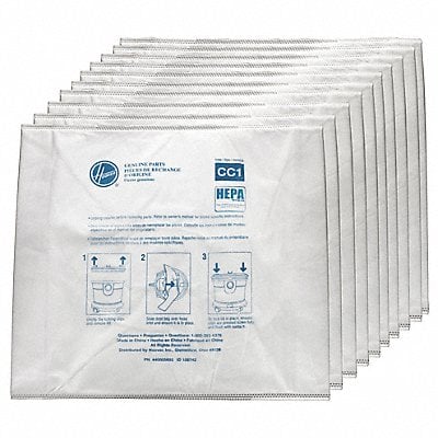 Vacuum Bag 16-1/2 H 12 L PK10 MPN:AH10363