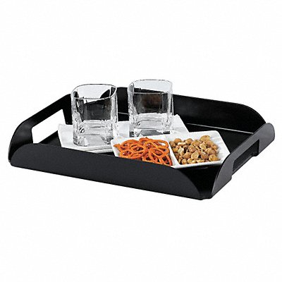 Coffee Tray Rectangle Black Plastic MPN:TRCFB