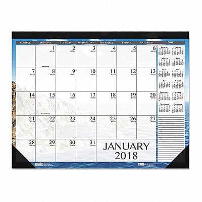 Monthly Calendar 22 x 17 Sheet Various MPN:138