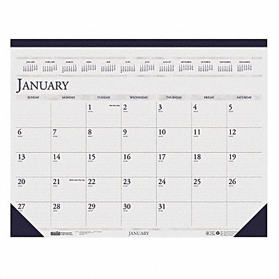 Dated Monthly Desk Calendar 22x17 In. MPN:HOD150HD