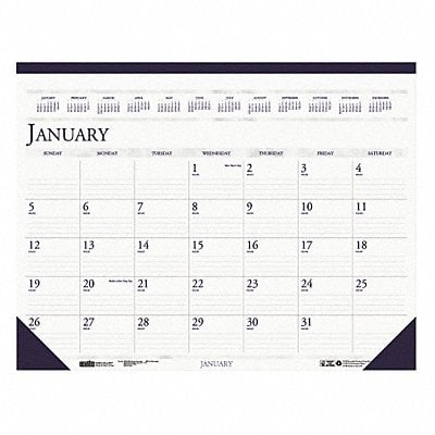 Dated Monthly Desk Calendar 22x17 In MPN:HOD155HD