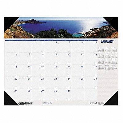 Desk Pad Calendar 22x17 In Coastlines MPN:HOD178