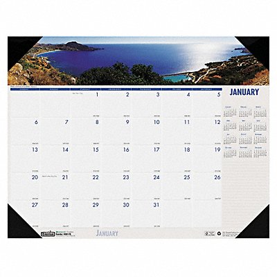 Monthly Desk Pad Calendar 18-1/2x13 In. MPN:HOD1786