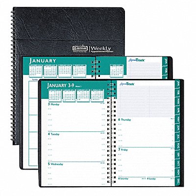 Appointment Book/Monthly Planner 5x8 In. MPN:HOD29402