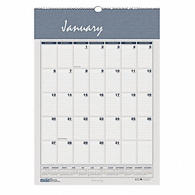 Monthly Wall Calendar 8-1/2x11 In. MPN:HOD331HD