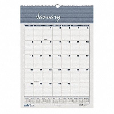 Monthly Wall Calendar 12x17 In. MPN:HOD332