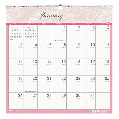 Wall Calendar 12x12 In Breast Cancer MPN:HOD3671