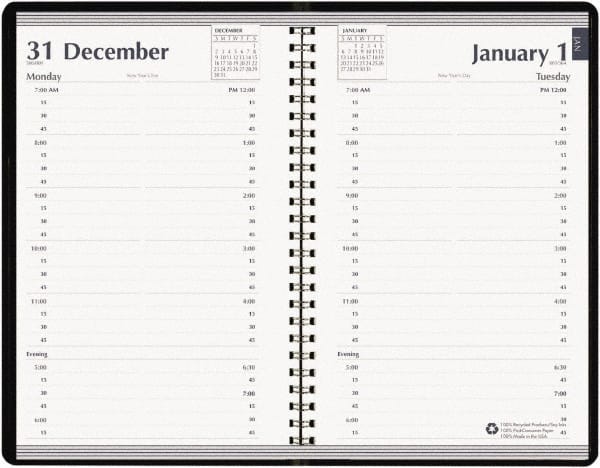 Daily Calendar Planner: 312 Sheets, Planner Ruled, White Paper MPN:HOD28802