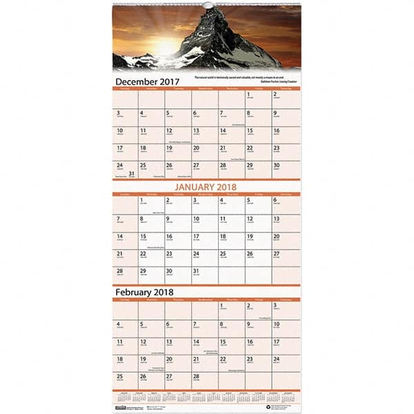 Wall Calendar: 14 Sheets MPN:HOD3636