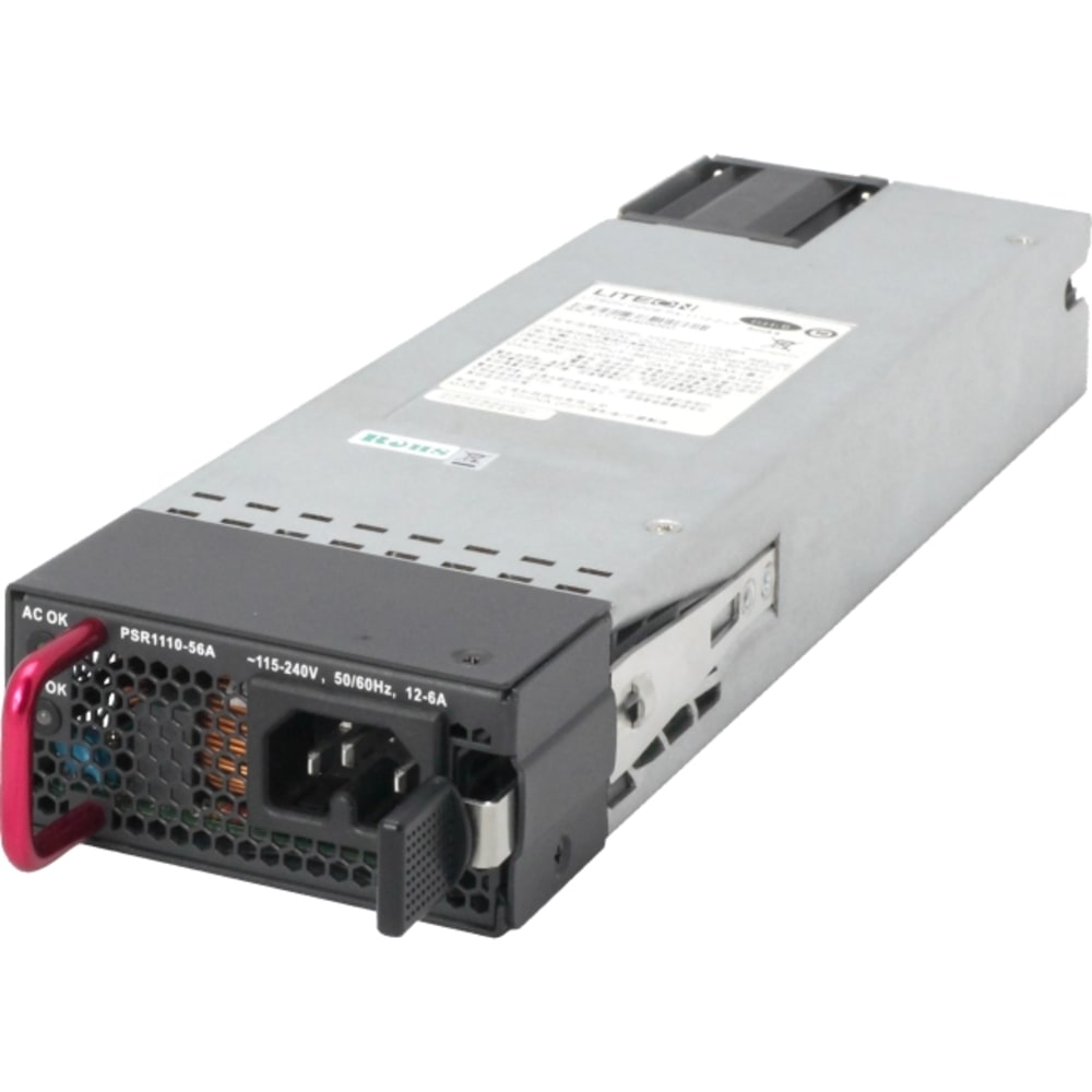 HPE X362 - Power supply - hot-plug / redundant (plug-in module) - AC 100-240 V - 720 Watt - United States - for HPE 5130 24, 5130 48, 5500-24, 5500-48, 5510 24, 5510 48; FlexNetwork 5510 24, 5510 48 MPN:JG544A#ABA