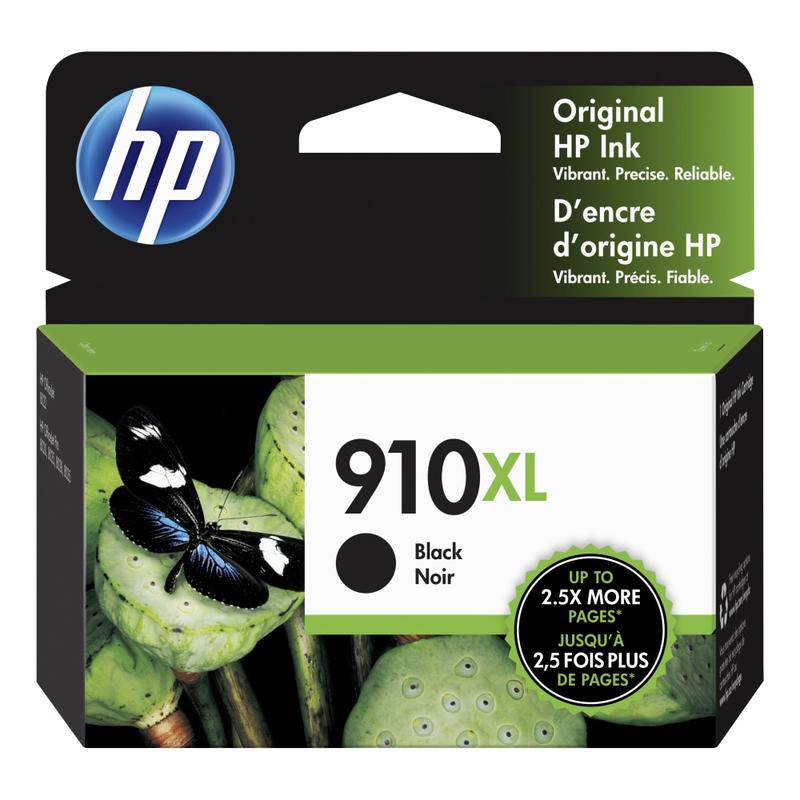 HP 910XL Black High-Yield Ink Cartridge, 3YL65AN (Min Order Qty 2) MPN:3YL65AN