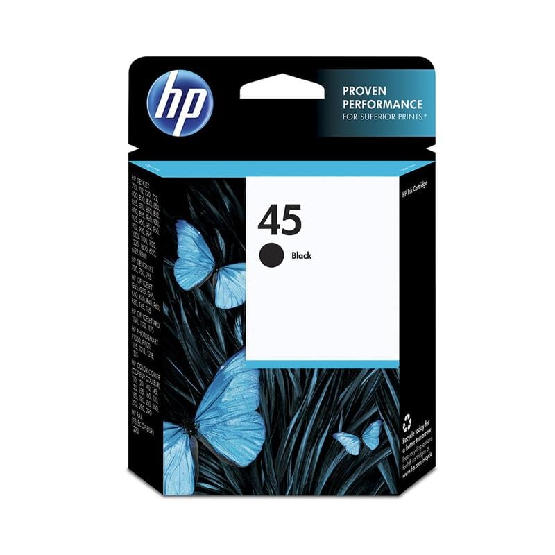 HP 45 Black Ink Cartridge, 51645A MPN:51645A#140