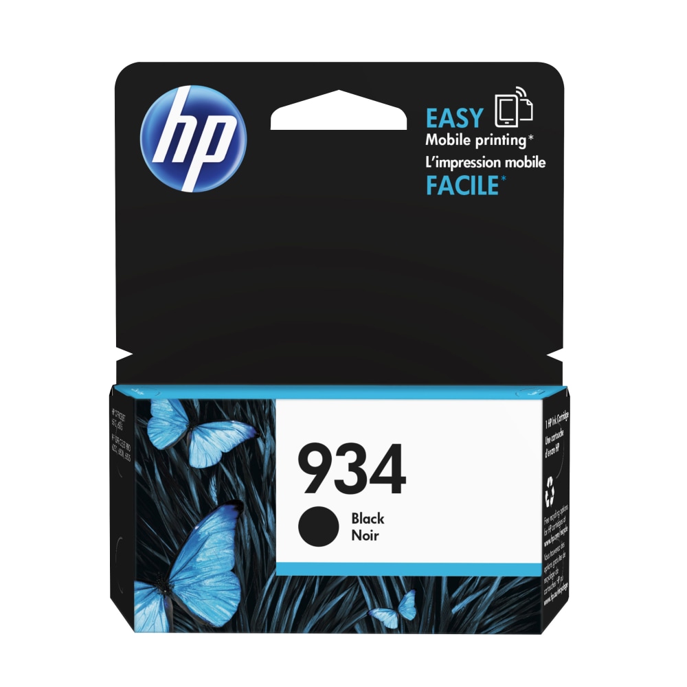 HP 934 Black Ink Cartridge, C2P19AN (Min Order Qty 3) MPN:C2P19AN