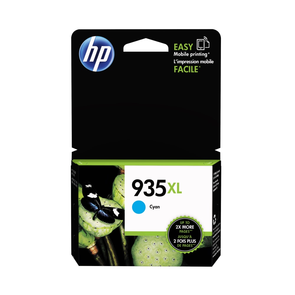 HP 935XL Cyan High-Yield Ink Cartridge, C2P24AN (Min Order Qty 2) MPN:C2P24AN