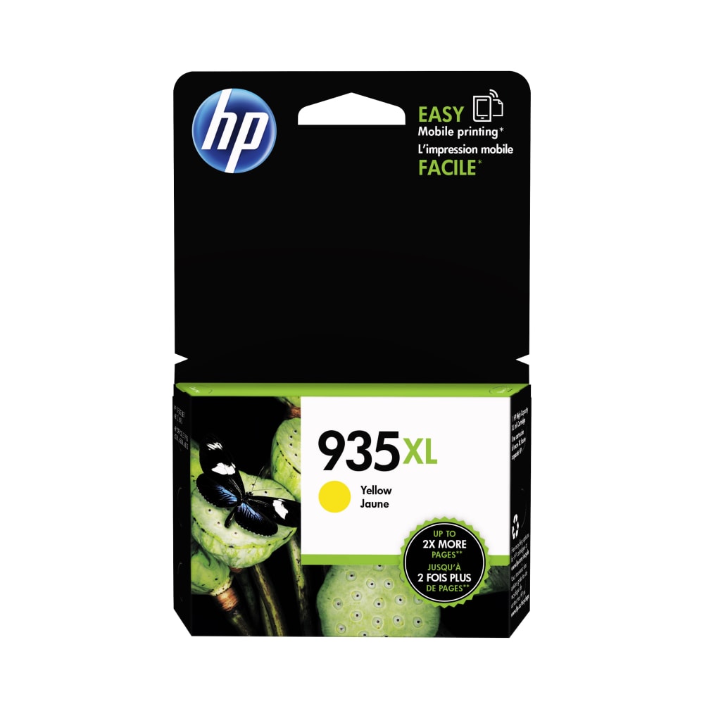 HP 935XL Yellow High-Yield Ink Cartridge, C2P26AN (Min Order Qty 2) MPN:C2P26AN