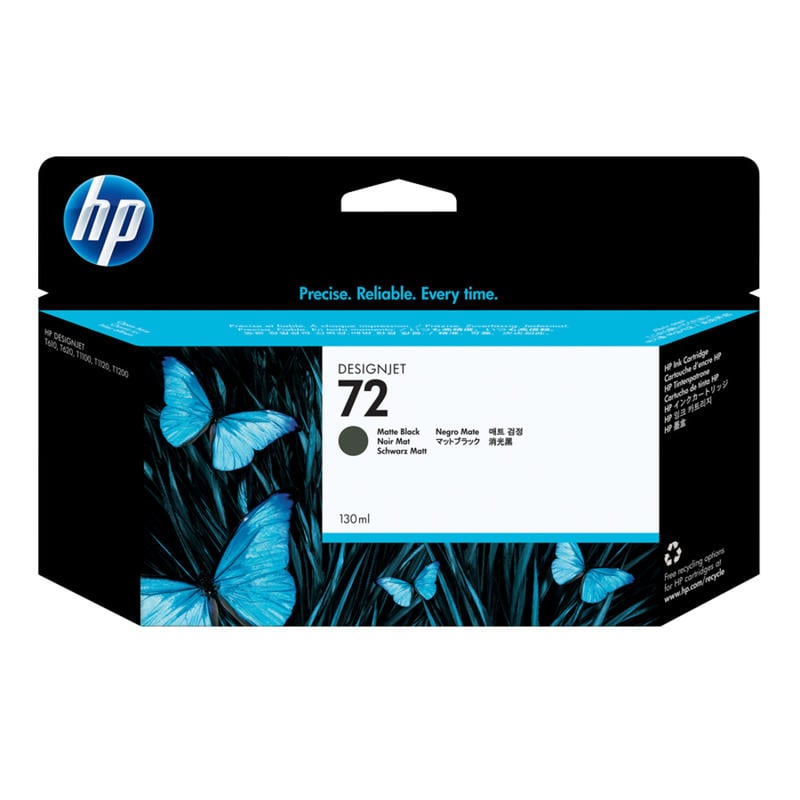 HP 72 Matte Black Ink Cartridge, C9403A MPN:C9403A