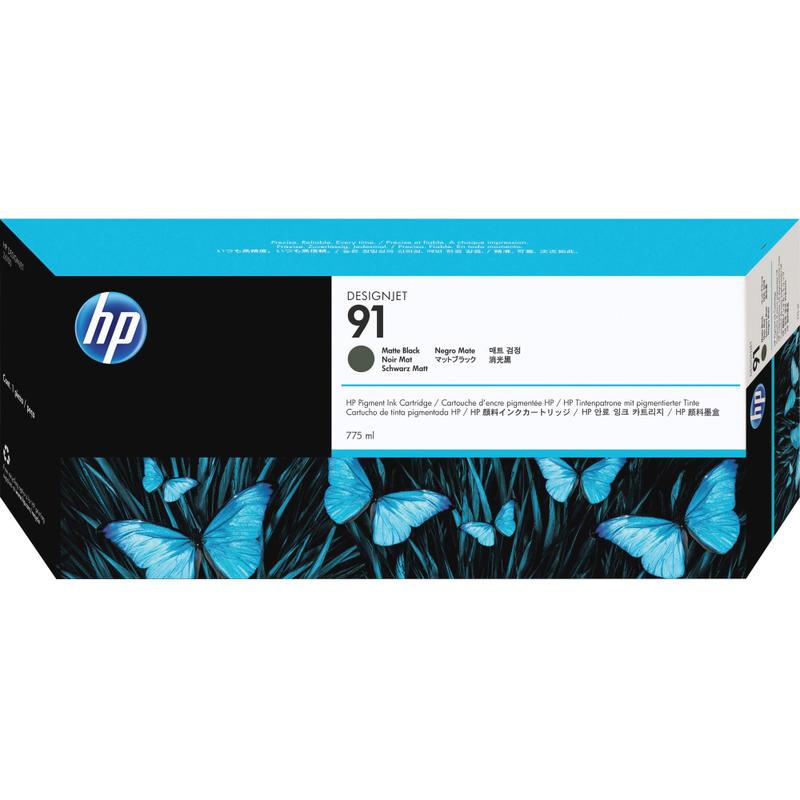 HP 91 Matte Black Ink Cartridge, C9464A MPN:C9464A