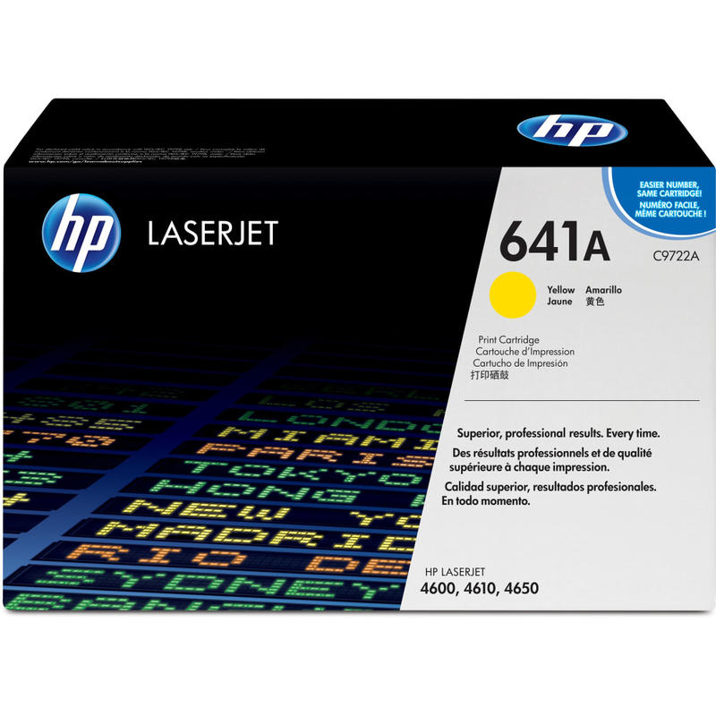 HP 641A Yellow Toner Cartridge, C9722A MPN:C9722A