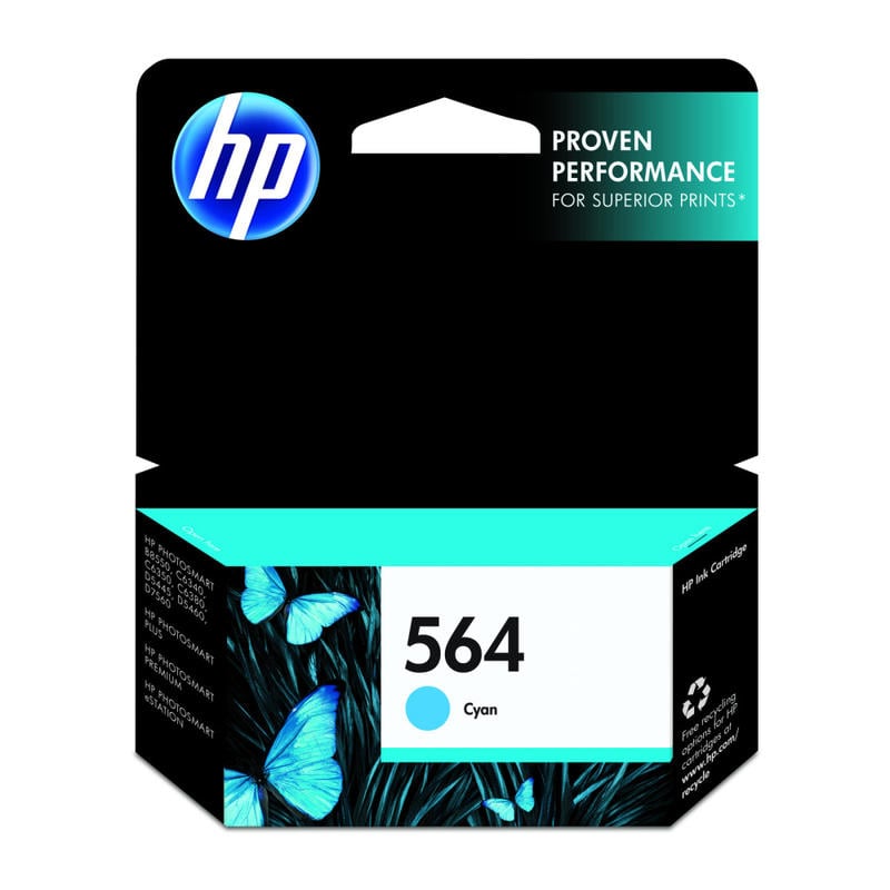 HP 564 Cyan Ink Cartridge, CB318WN (Min Order Qty 3) MPN:CB318WN