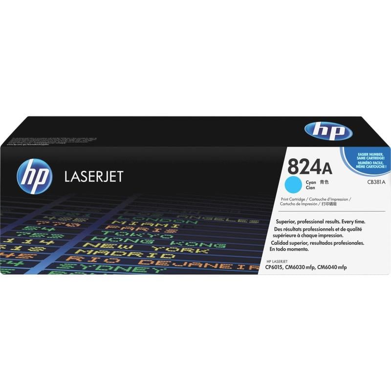 HP 824A Cyan Toner Cartridge, CB381A MPN:CB381A