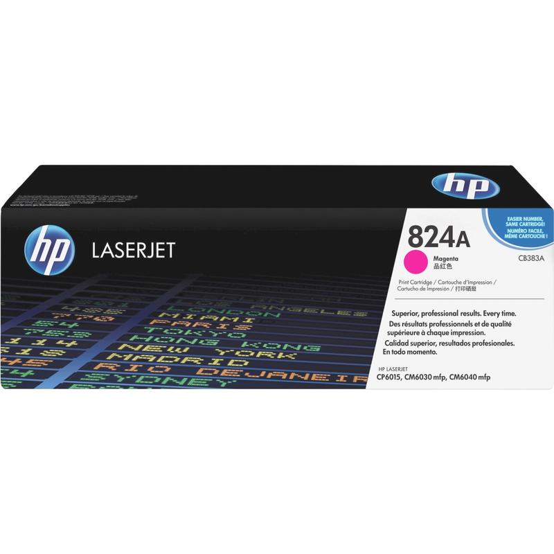 HP 824A Magenta Toner Cartridge, CB383A MPN:CB383A