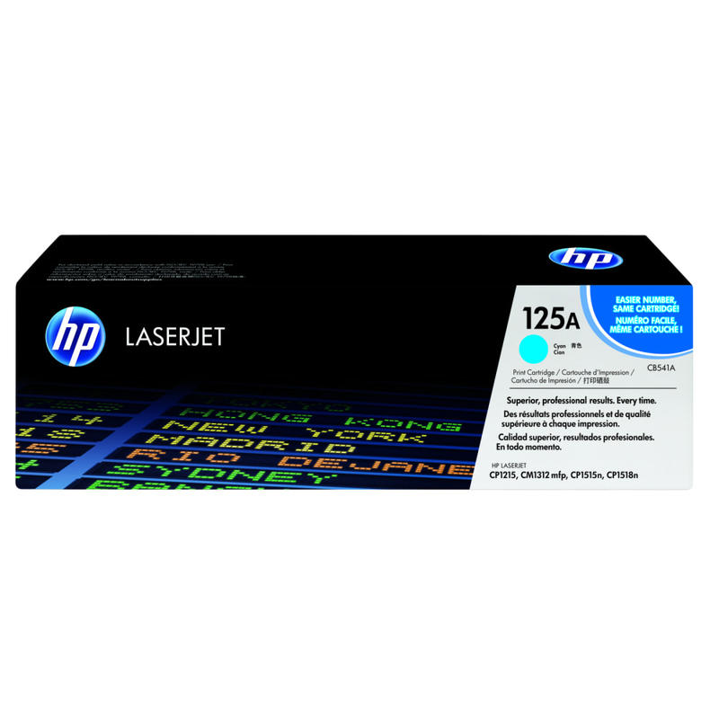 HP 125A Cyan Toner Cartridge, CB541A MPN:CB541A