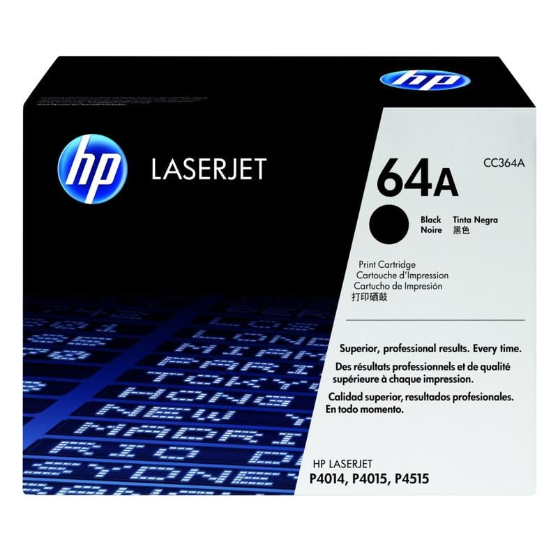 HP 64A Black Toner Cartridge, CC364A MPN:CC364A