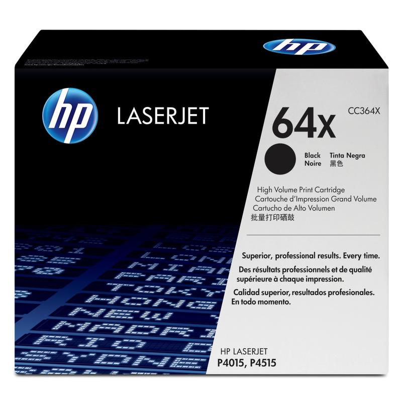 HP 64X Black High Yield Toner Cartridge, CC364X MPN:CC364X