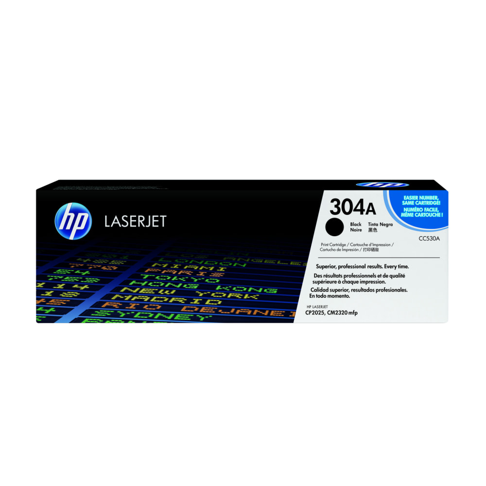 HP 304A Black Toner Cartridge, CC530A MPN:CC530A