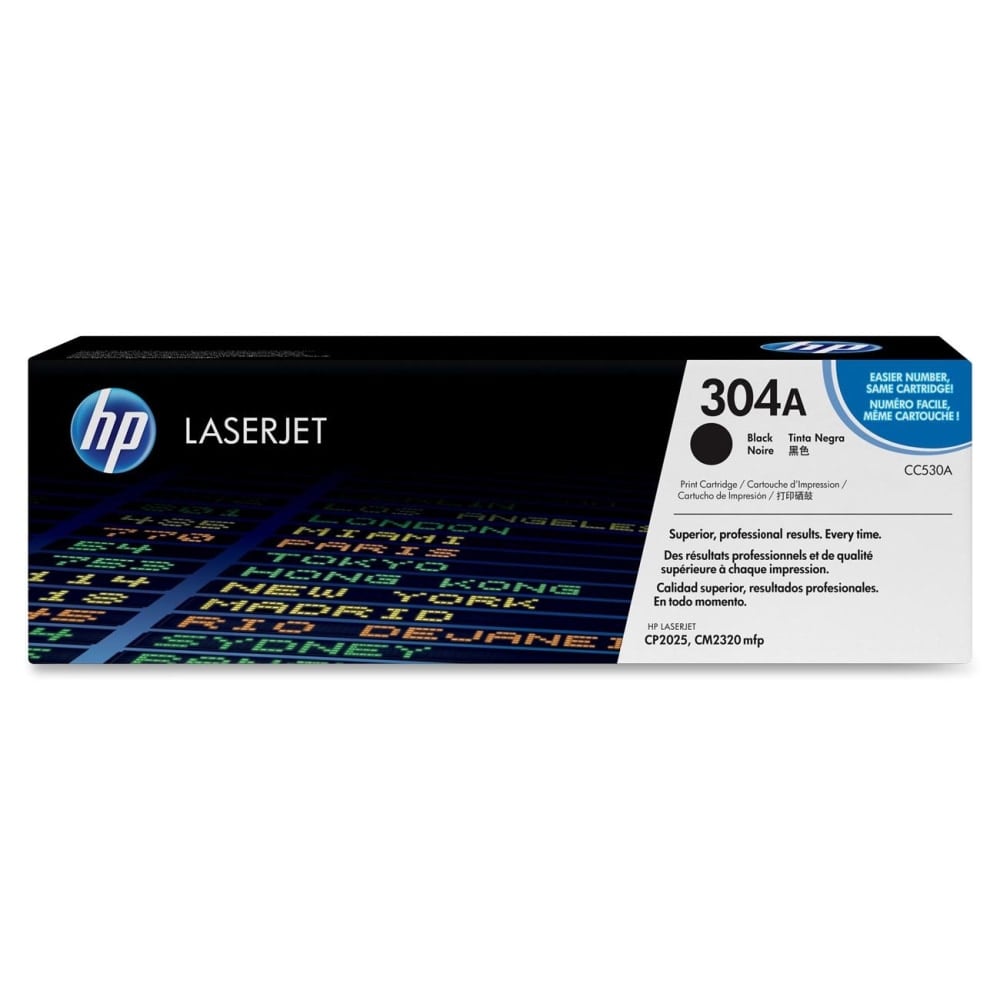 HP 304A Black Toner Cartridge, CC530AG MPN:CC530AG