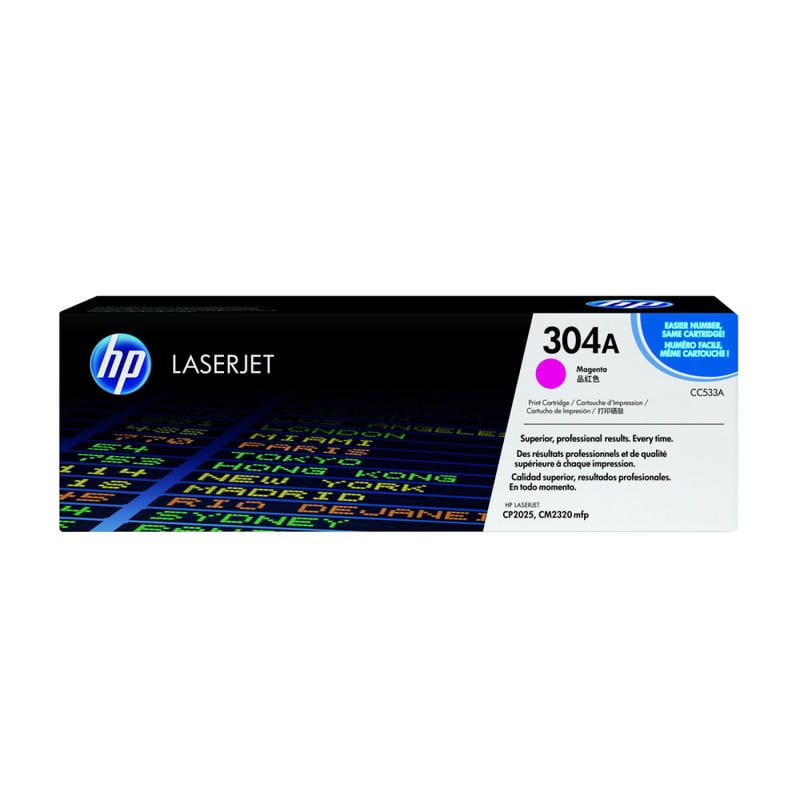 HP 304A Magenta Toner Cartridge, CC533A MPN:CC533A