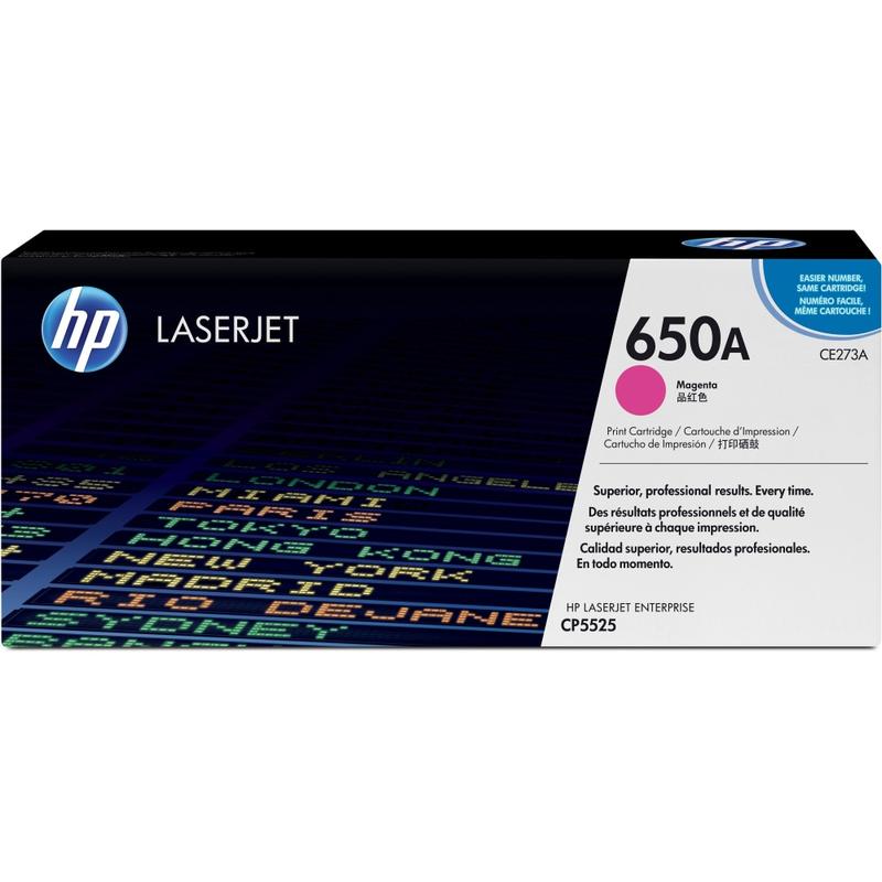 HP 650A Magenta Toner Cartridge, CE273A MPN:CE273A