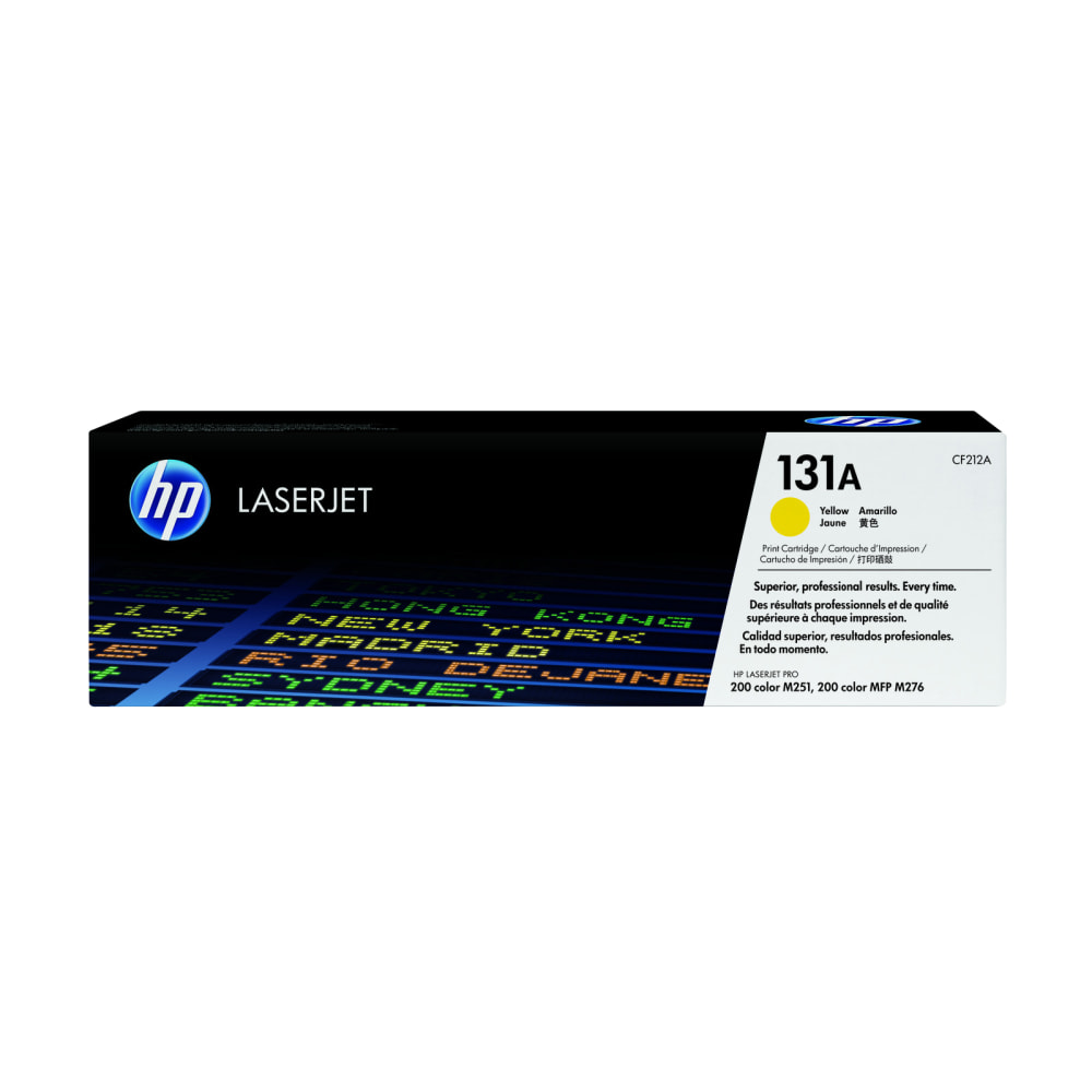 HP 131A Yellow Toner Cartridge, CF212A MPN:CF212A