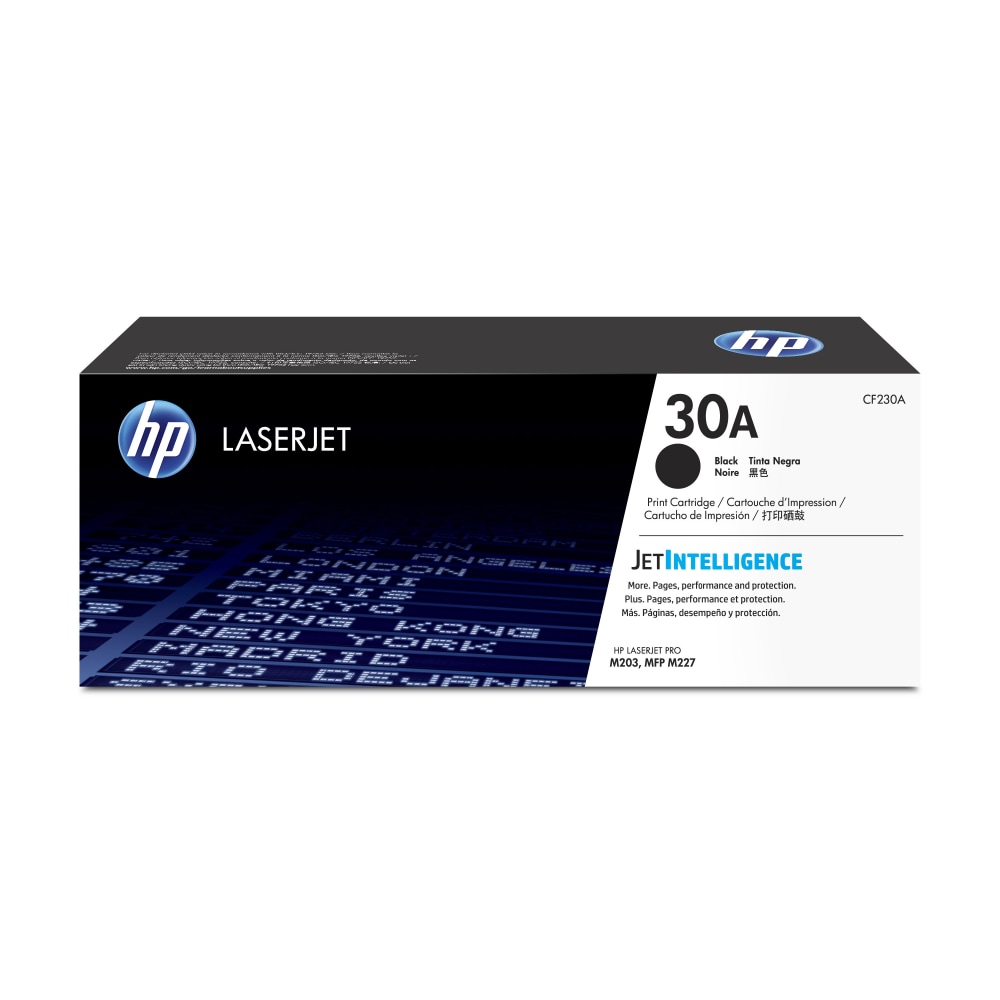 HP 30A Black Toner Cartridge, CF230A MPN:CF230A