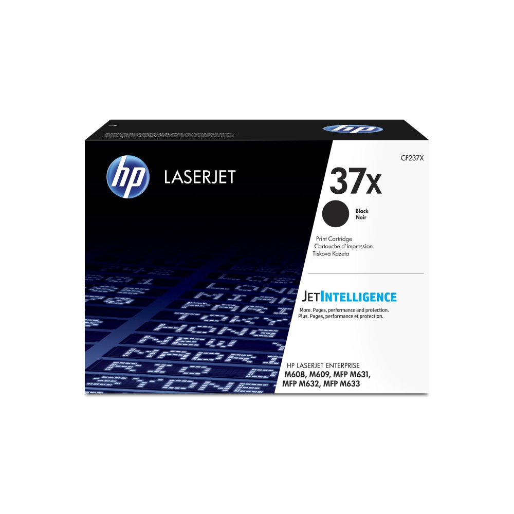 HP 37X Black High Yield Toner Cartridge, CF237X MPN:CF237X