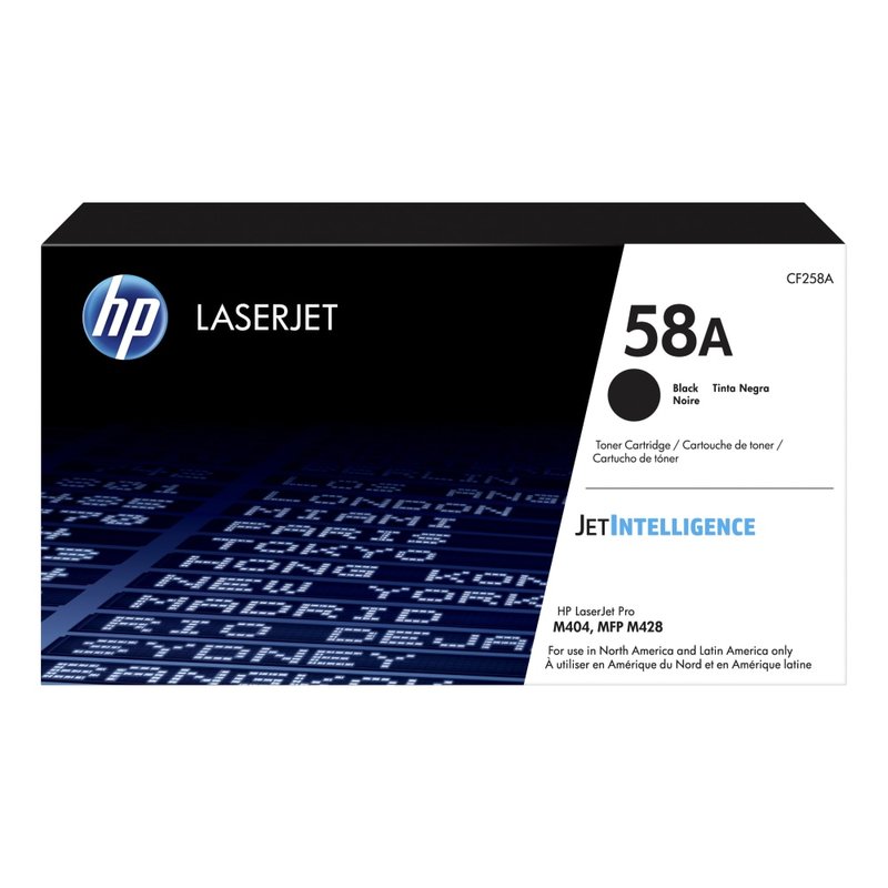 HP 58A Black Toner Cartridge, CF258A MPN:CF258A