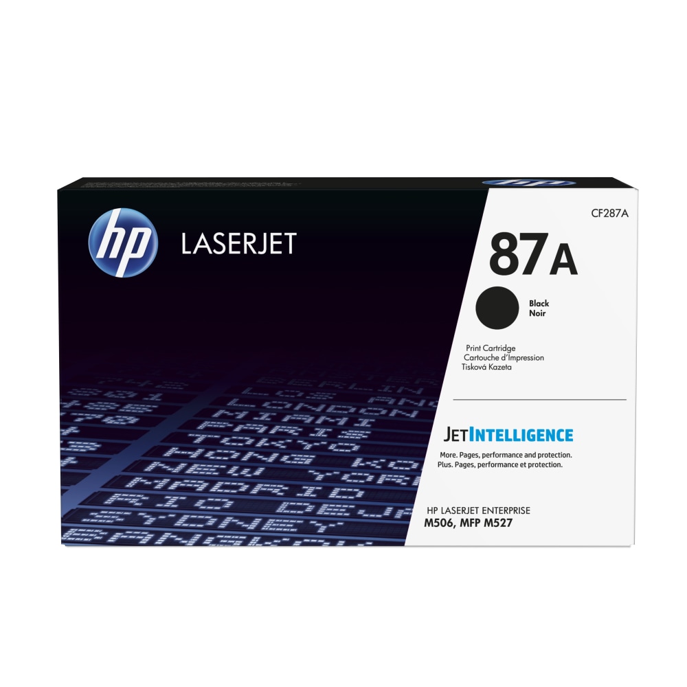 HP 87A Black Toner Cartridge, CF287A MPN:CF287A