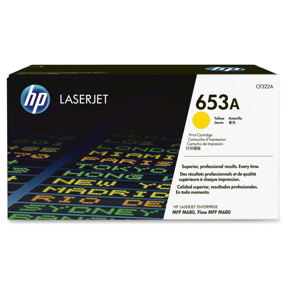 HP 653A Yellow Toner Cartridge, CF322A MPN:CF322A