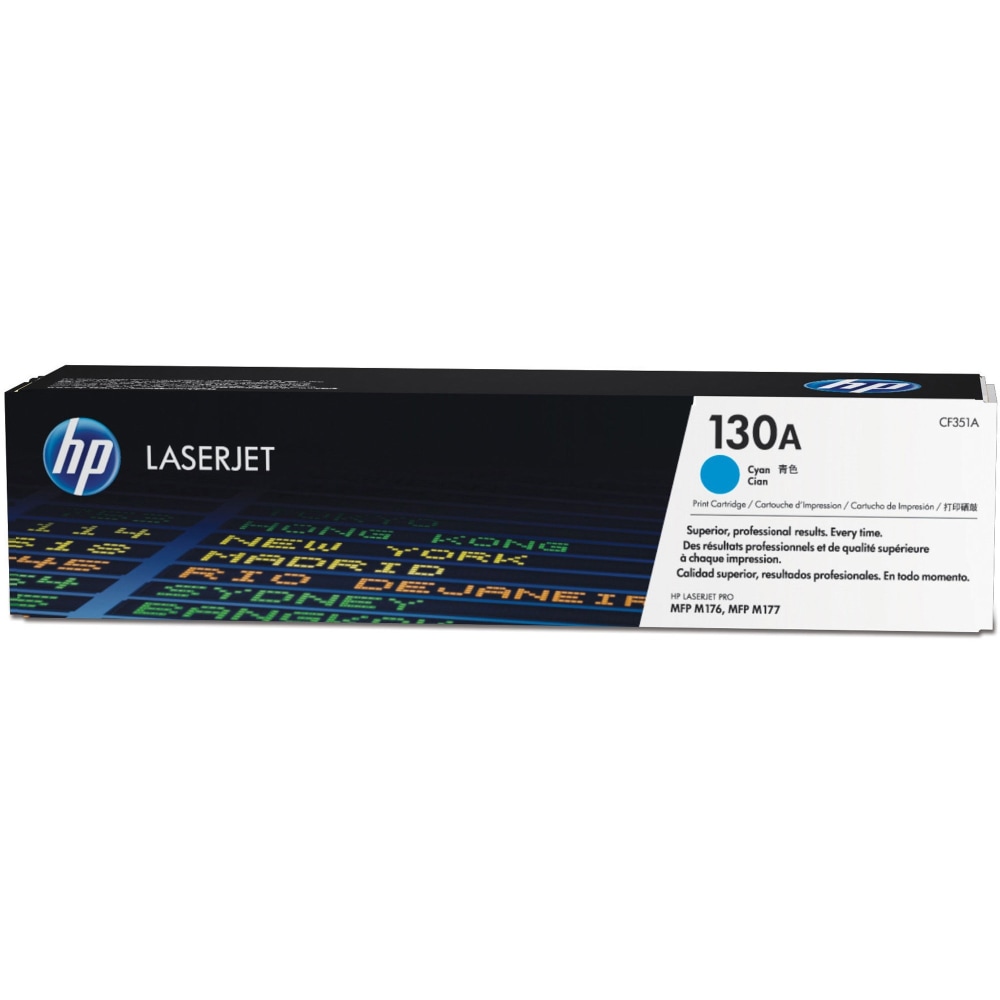 HP 130A Cyan Toner Cartridge, CF351A MPN:CF351A