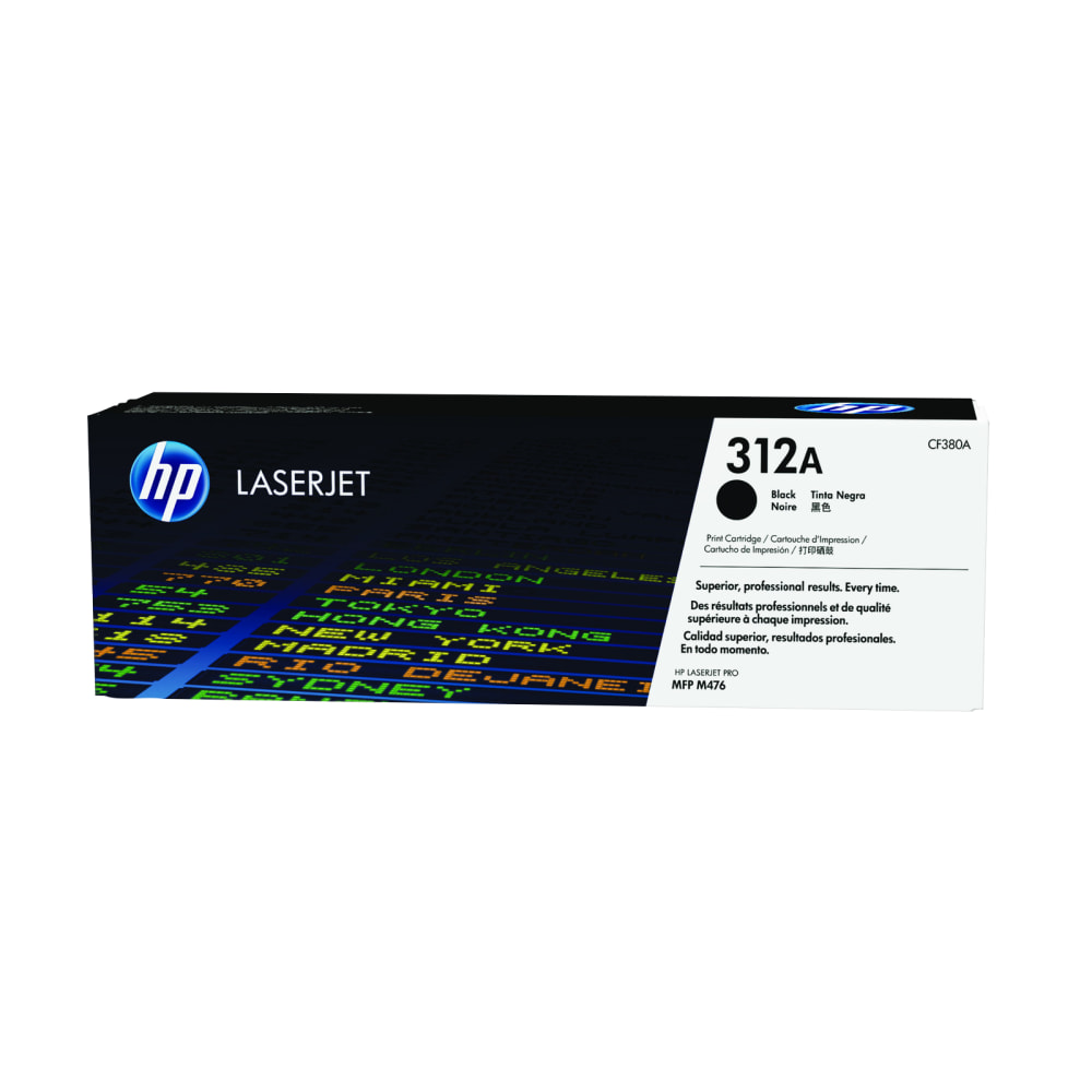 HP 312A Black Toner Cartridge, CF380A MPN:CF380A