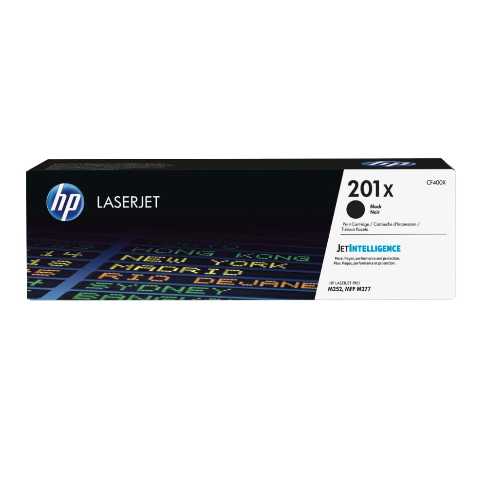 HP 201X Black High Yield Toner Cartridge, CF400X MPN:CF400X