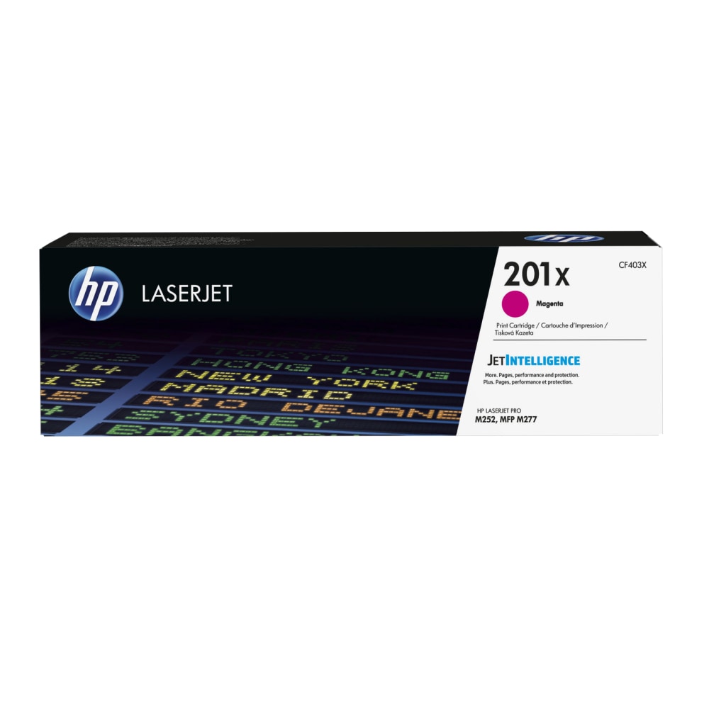 HP 201X Magenta High Yield Toner Cartridge, CF403X MPN:CF403X