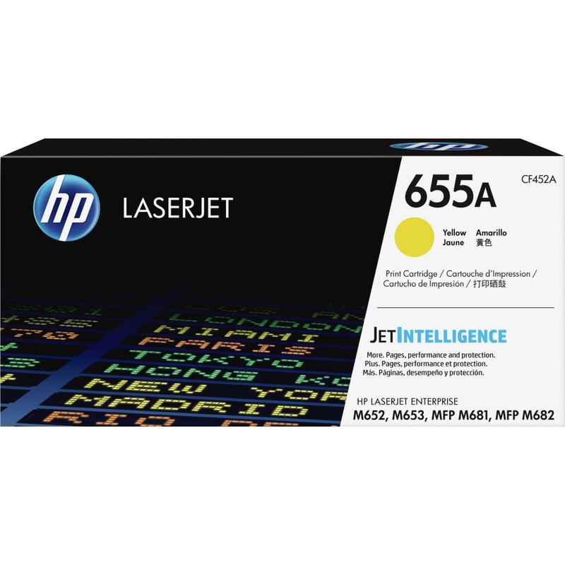 HP 655A Yellow Toner Cartridge, CF452A MPN:CF452A